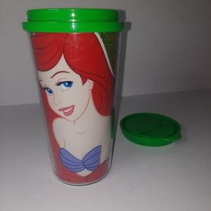 Disney | Ariel Little Mermaid Glitter Travel Mug -New without tags (2014)